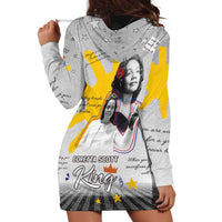Coretta Scott King Hoodie Dress Honoring The Legacy Hand Draw Style