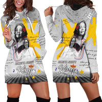 Coretta Scott King Hoodie Dress Honoring The Legacy Hand Draw Style