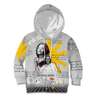 Coretta Scott King Kid Hoodie Honoring The Legacy Hand Draw Style