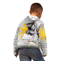 Coretta Scott King Kid Hoodie Honoring The Legacy Hand Draw Style