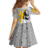 Coretta Scott King Kid Short Sleeve Dress Honoring The Legacy Hand Draw Style