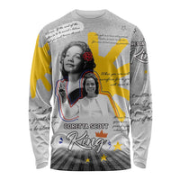 Coretta Scott King Long Sleeve Shirt Honoring The Legacy Hand Draw Style