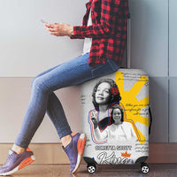 Coretta Scott King Luggage Cover Honoring The Legacy Hand Draw Style