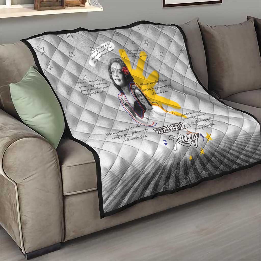 Coretta Scott King Quilt Honoring The Legacy Hand Draw Style