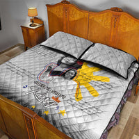 Coretta Scott King Quilt Bed Set Honoring The Legacy Hand Draw Style