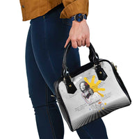 Coretta Scott King Shoulder Handbag Honoring The Legacy Hand Draw Style