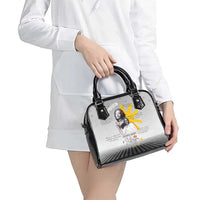 Coretta Scott King Shoulder Handbag Honoring The Legacy Hand Draw Style