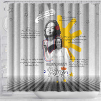 Coretta Scott King Shower Curtain Honoring The Legacy Hand Draw Style
