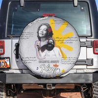 Coretta Scott King Spare Tire Cover Honoring The Legacy Hand Draw Style