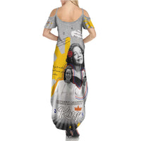 Coretta Scott King Summer Maxi Dress Honoring The Legacy Hand Draw Style