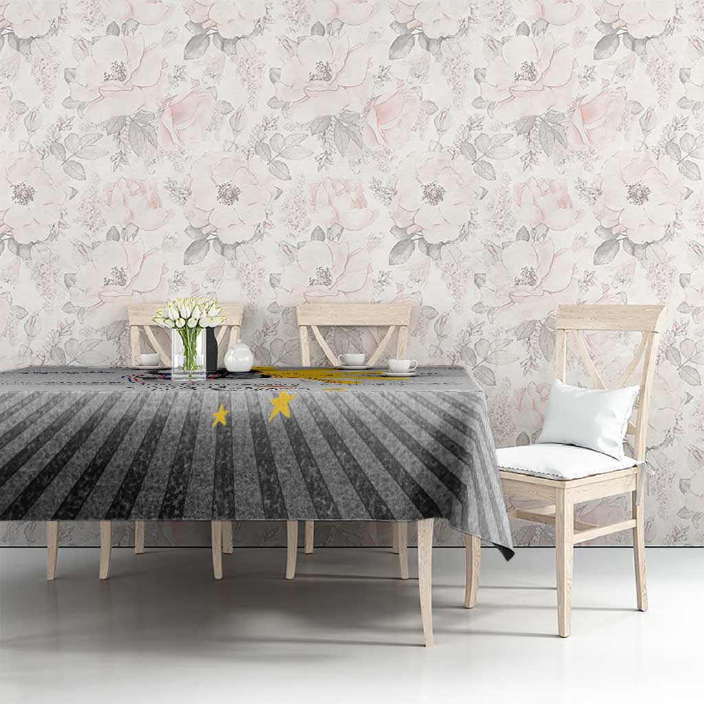 Coretta Scott King Tablecloth Honoring The Legacy Hand Draw Style