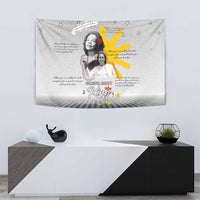 Coretta Scott King Tapestry Honoring The Legacy Hand Draw Style