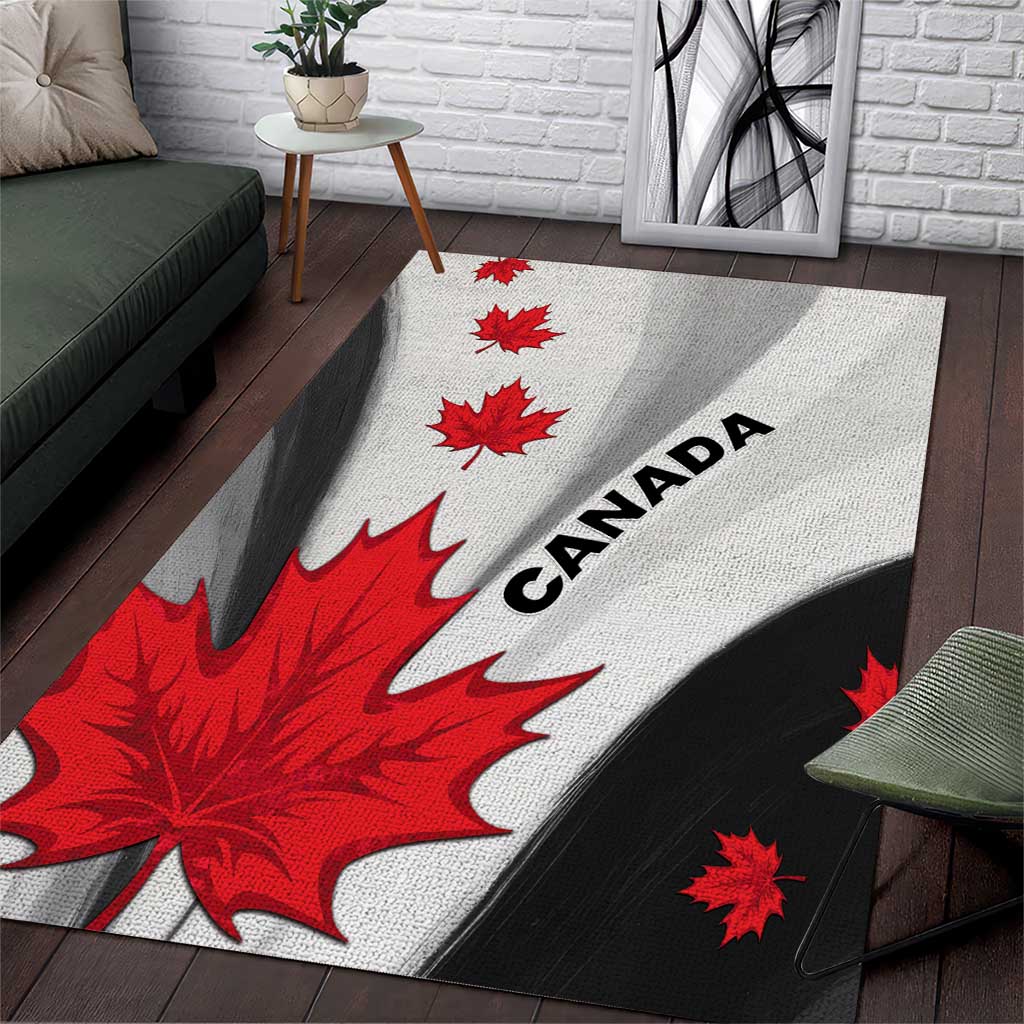 Canada Maple Leaf Area Rug Unique Style