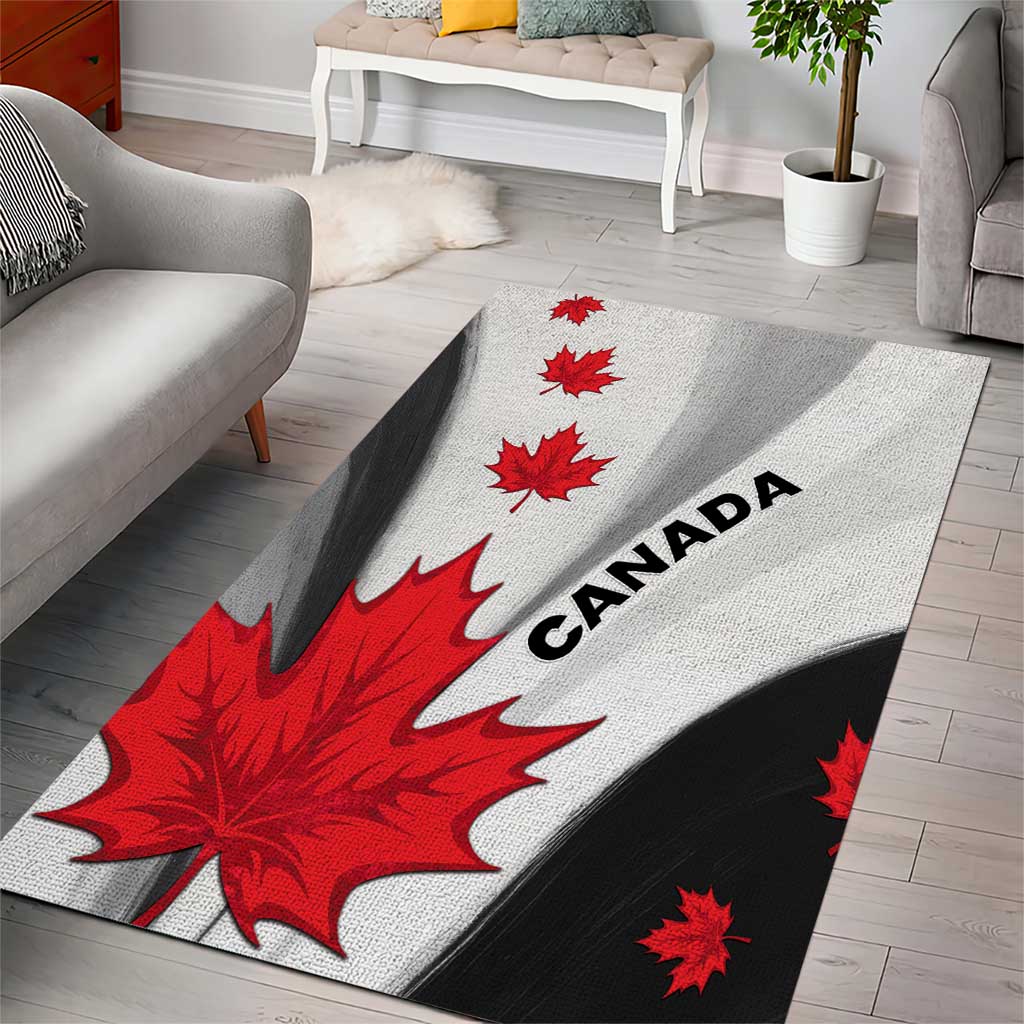 Canada Maple Leaf Area Rug Unique Style