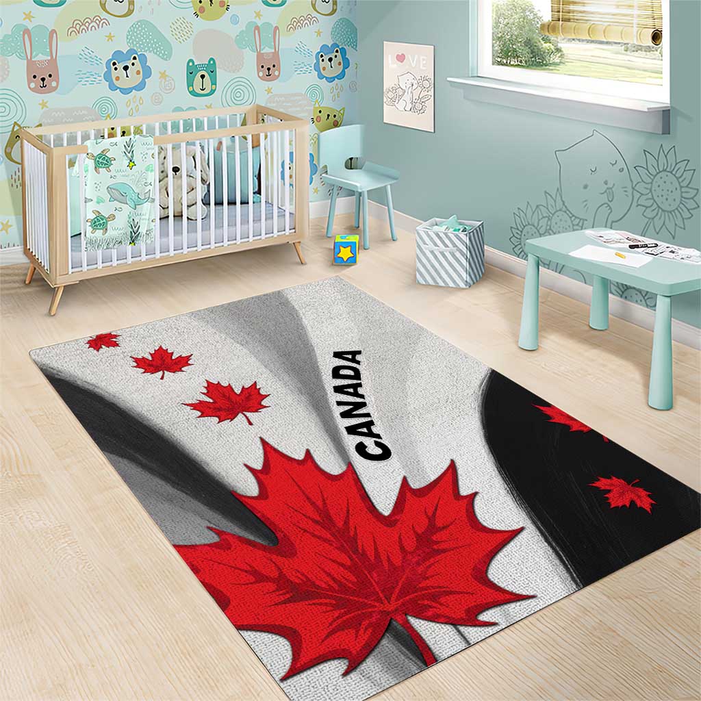 Canada Maple Leaf Area Rug Unique Style