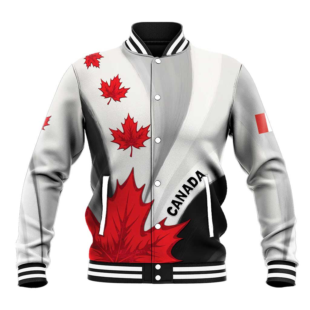 Canada Maple Leaf Baseball Jacket Unique Style