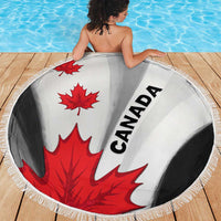 Canada Maple Leaf Beach Blanket Unique Style