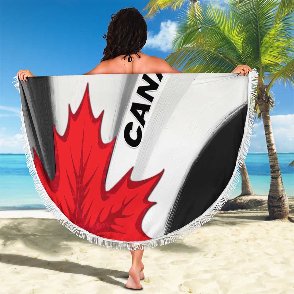 Canada Maple Leaf Beach Blanket Unique Style