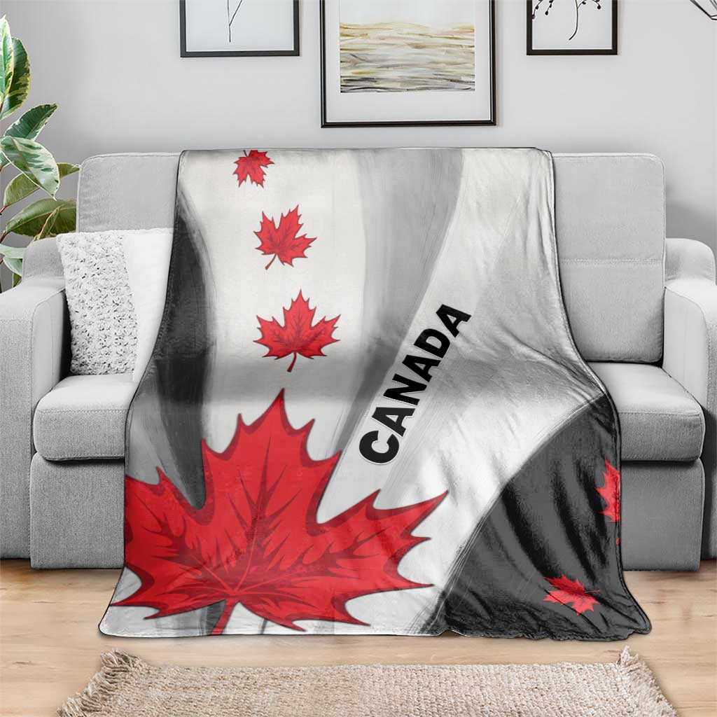 Canada Maple Leaf Blanket Unique Style