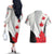 Canada Maple Leaf Couples Matching Off The Shoulder Long Sleeve Dress and Hawaiian Shirt Unique Style
