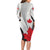 Canada Maple Leaf Family Matching Long Sleeve Bodycon Dress and Hawaiian Shirt Unique Style