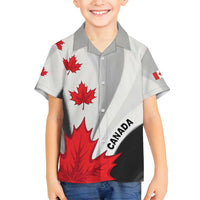 Canada Maple Leaf Family Matching Long Sleeve Bodycon Dress and Hawaiian Shirt Unique Style