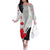 Canada Maple Leaf Family Matching Off The Shoulder Long Sleeve Dress and Hawaiian Shirt Unique Style