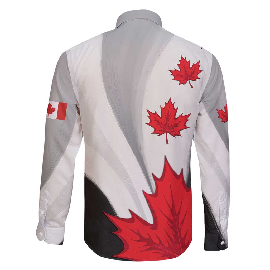 Canada Maple Leaf Family Matching Off Shoulder Short Dress and Hawaiian Shirt Unique Style