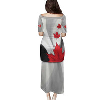 Canada Maple Leaf Family Matching Puletasi and Hawaiian Shirt Unique Style