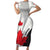 Canada Maple Leaf Family Matching Short Sleeve Bodycon Dress and Hawaiian Shirt Unique Style