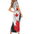 Canada Maple Leaf Family Matching Short Sleeve Bodycon Dress and Hawaiian Shirt Unique Style