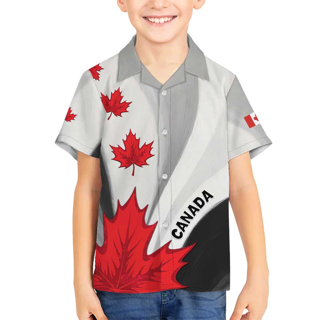Canada Maple Leaf Family Matching Tank Maxi Dress and Hawaiian Shirt Unique Style