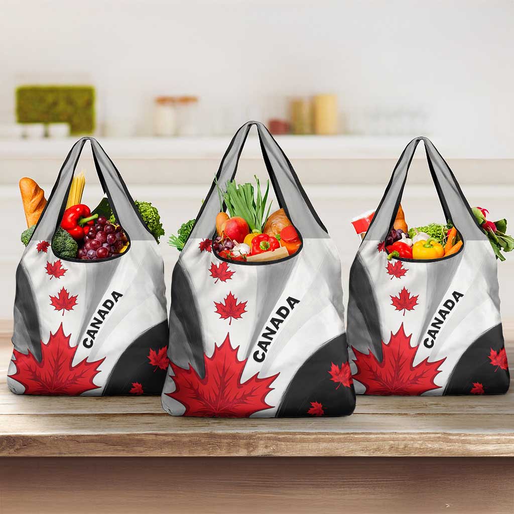 Canada Maple Leaf Grocery Bag Unique Style