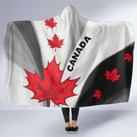Canada Maple Leaf Hooded Blanket Unique Style