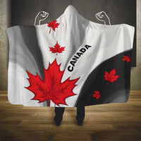 Canada Maple Leaf Hooded Blanket Unique Style