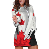 Canada Maple Leaf Hoodie Dress Unique Style