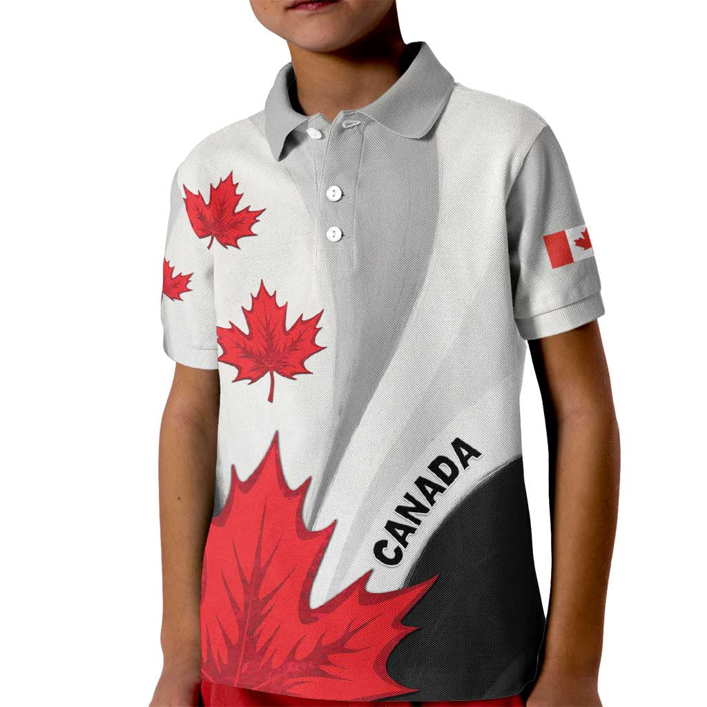 Canada Maple Leaf Kid Polo Shirt Unique Style