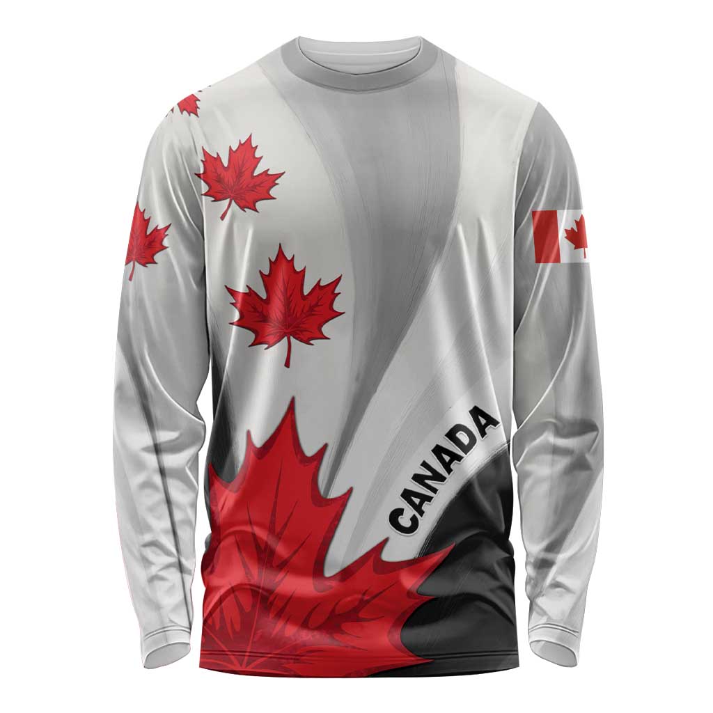 Canada Maple Leaf Long Sleeve Shirt Unique Style