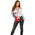 Canada Maple Leaf Off Shoulder Sweater Unique Style
