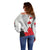 Canada Maple Leaf Off Shoulder Sweater Unique Style