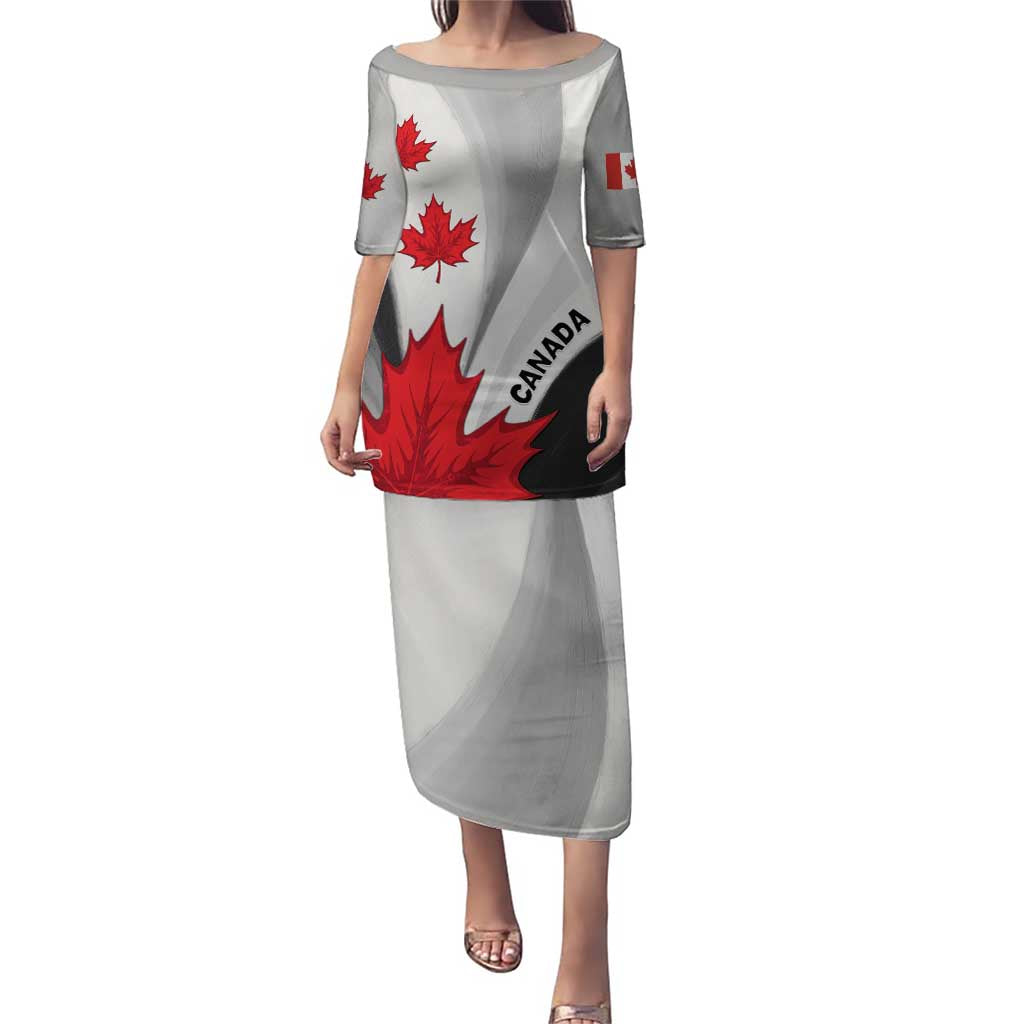 Canada Maple Leaf Puletasi Unique Style