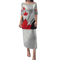 Canada Maple Leaf Puletasi Unique Style