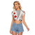 Canada Maple Leaf Raglan Cropped T Shirt Unique Style