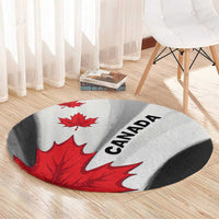 Canada Maple Leaf Round Carpet Unique Style