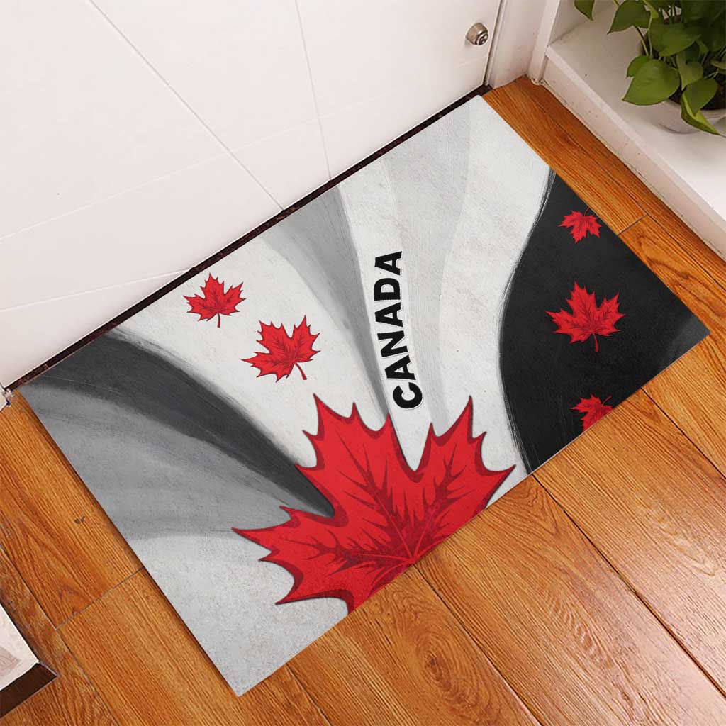 Canada Maple Leaf Rubber Doormat Unique Style