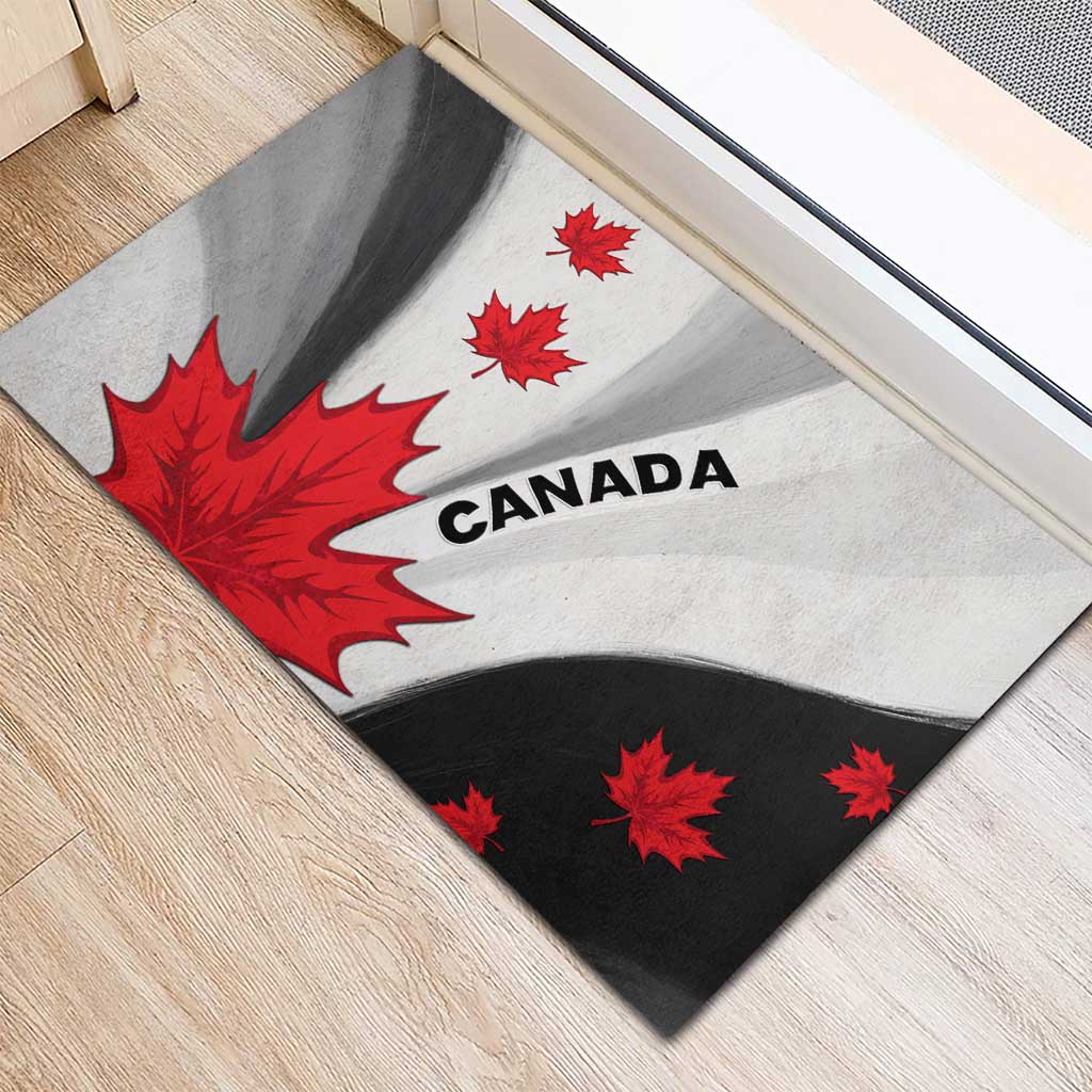 Canada Maple Leaf Rubber Doormat Unique Style