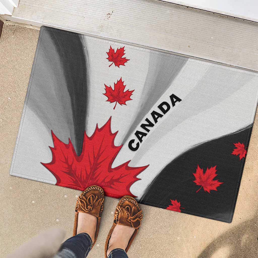 Canada Maple Leaf Rubber Doormat Unique Style