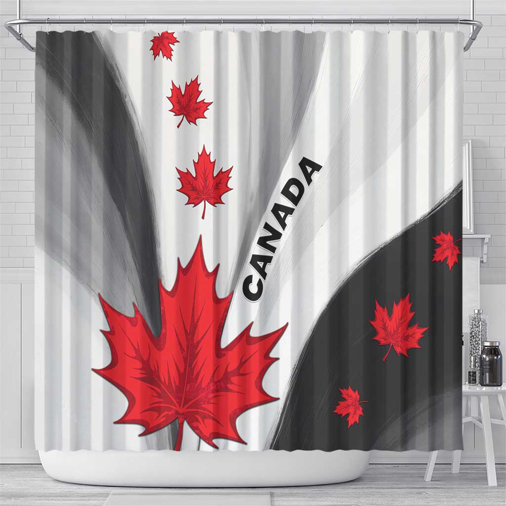 Canada Maple Leaf Shower Curtain Unique Style