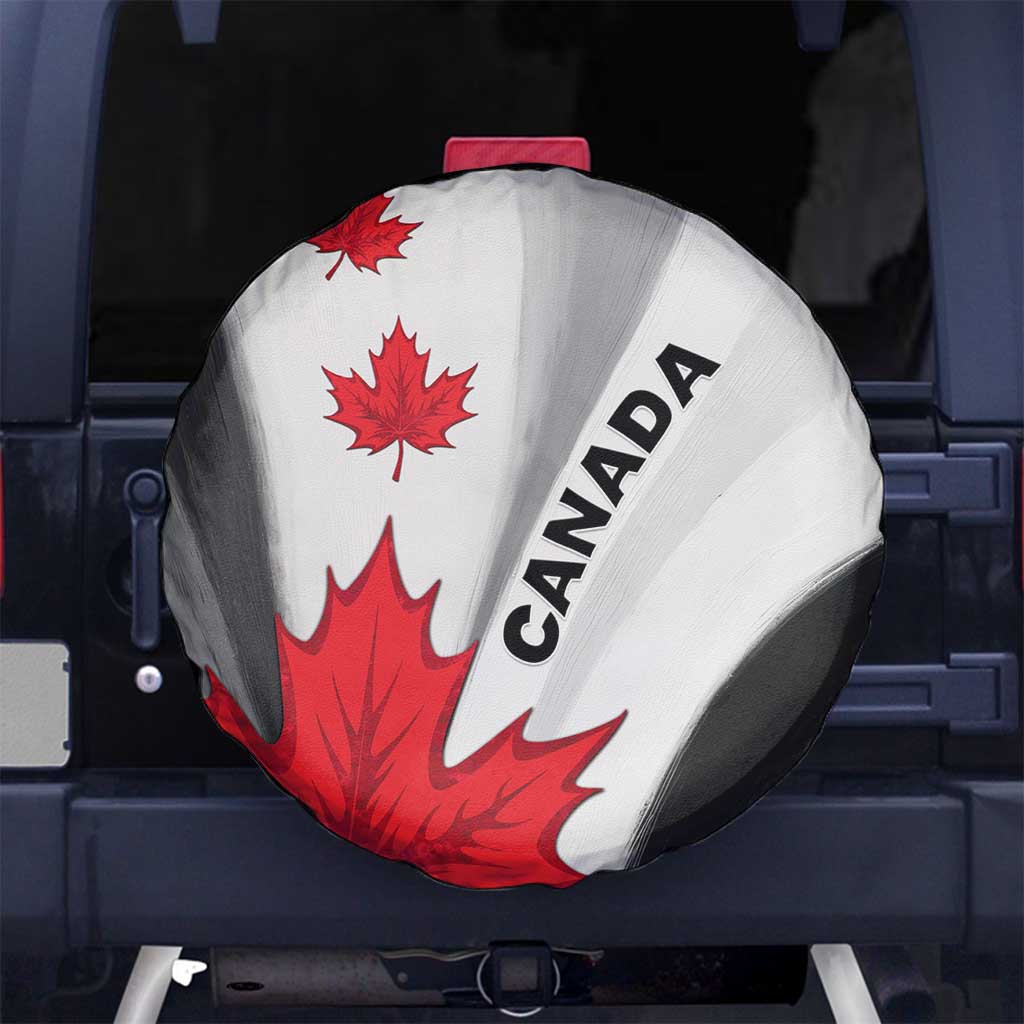 Canada Maple Leaf Spare Tire Cover Unique Style