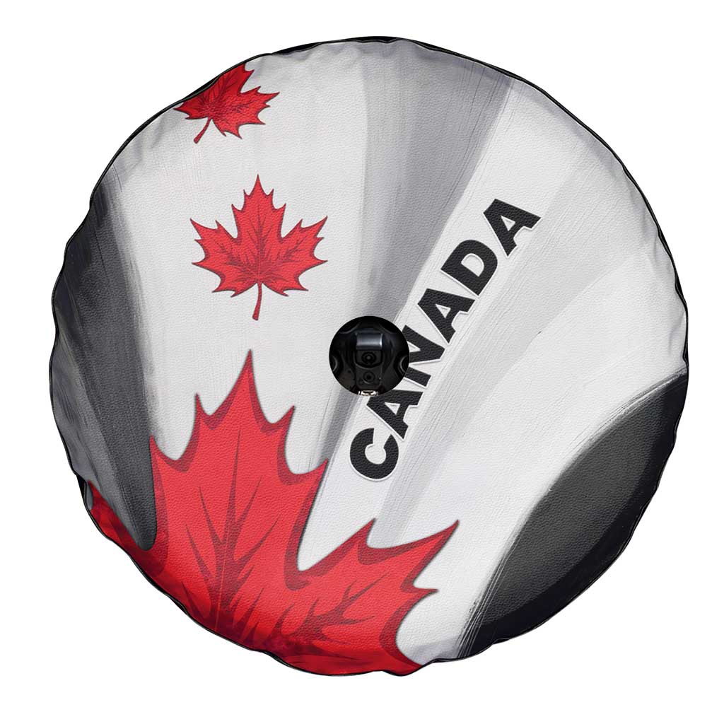 Canada Maple Leaf Spare Tire Cover Unique Style